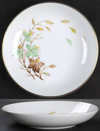 Swirling Leaves Coupe Soup Bowl