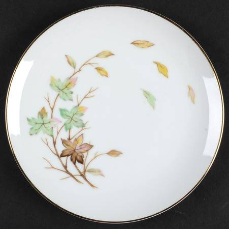 Swirling Leaves Bread & Butter Plate