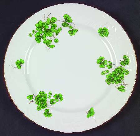 Lucky Shamrock (Embossed Scrolls) by Hammersley