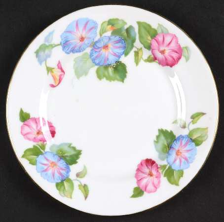 Morning Glory Bread & Butter Plate