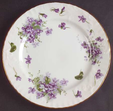 Victorian Violets Salad Plate by Hammersley