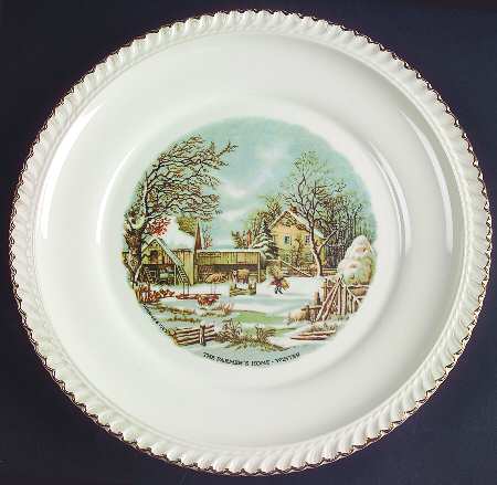 Currier &amp; Ives (No Gold Inner Band) by Harker