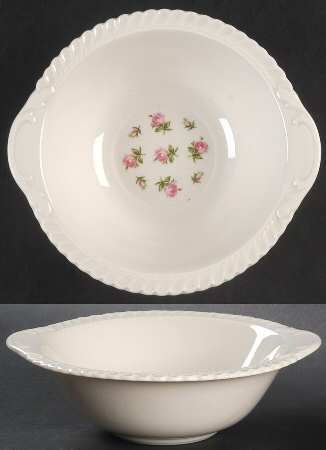 Rosebud Bouquet (No Trim) Lugged Cereal Bowl