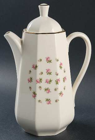 Rosebud Coffee Pot & Lid