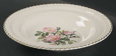 Wild Rose (Royal Gadroon) Rim Soup Bowl