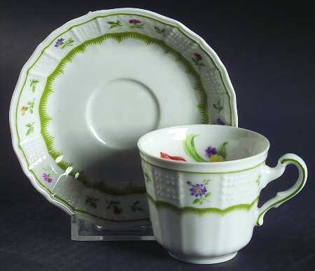 Chambord Flat Demitasse Cup & Saucer Set