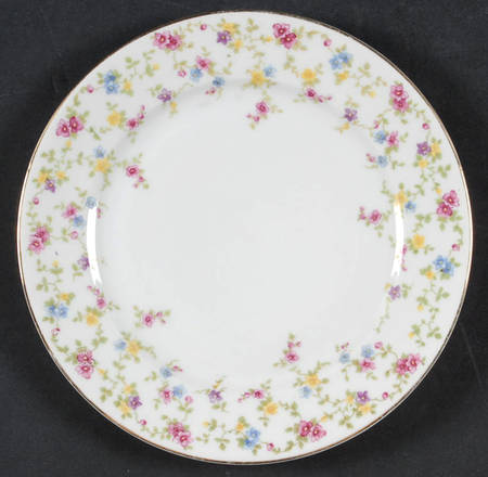 Coquette White Salad Plate