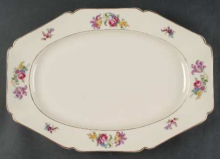 Cora 15" Oval Serving Platter by Heinrich - H&C