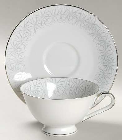 Footed Cup & Saucer Set