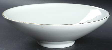 Gold Band 9" Round Vegetable Bowl