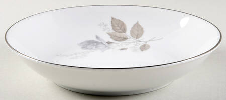 Grey Rose Coupe Soup Bowl