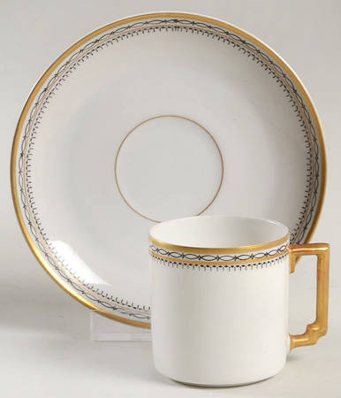 Claridge Flat Demitasse Cup & Saucer Set