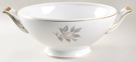 1723 (Floral, Gold Trim) Tureen No Lid