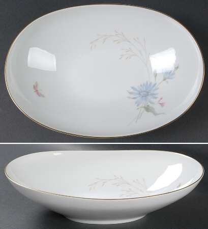 Meadow Flowers 10" Oval Vegetable Bowl by Heinrich - H&C