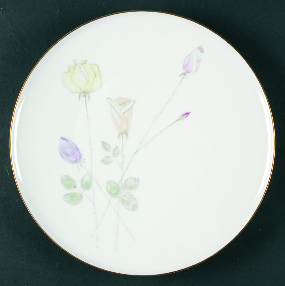 Pastel Bud Dinner Plate by Heinrich - H&C