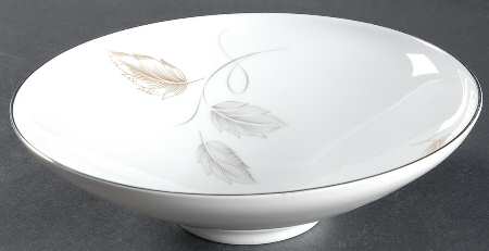 Reverie (Platinum Trim) 9" Round Vegetable Bowl