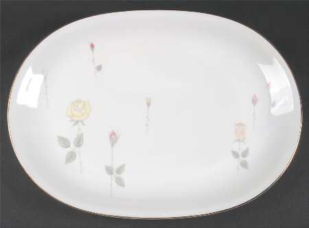 Rose Garden 14" Oval Serving Platter