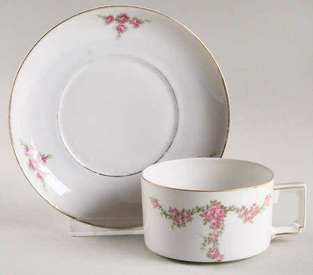 Rosalinda Flat Cup & Saucer Set