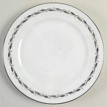 Silver Wreath Salad Plate