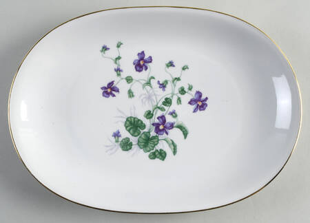 Violet 11" Oval Serving Platter
