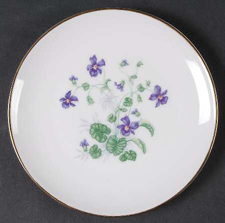 Violet Bread & Butter Plate by Heinrich - H&C