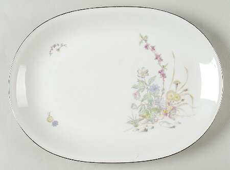 Wood Sprite 13" Oval Serving Platter