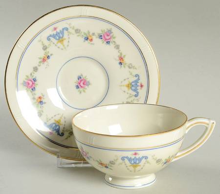 Patricia (Coronado) Footed Cup & Saucer Set