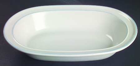 Fleur De Lune 10" Oval Vegetable Bowl