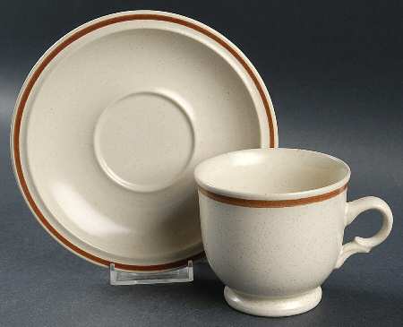 Springtime Footed Cup & Saucer Set