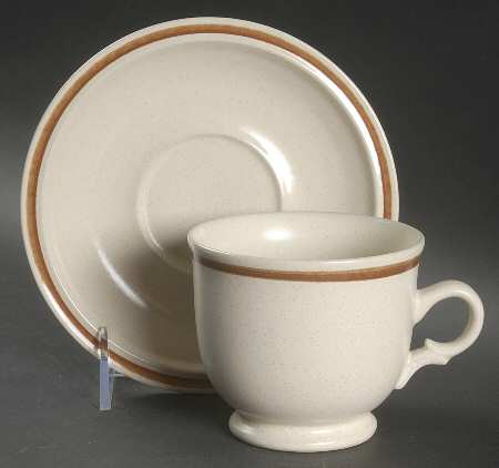 Summertime Footed Cup & Saucer Set by Hearthside