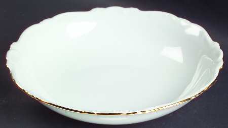 Margaret (Gold Trim) Coupe Soup Bowl
