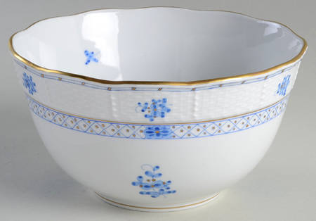Blue Garden (Wb) 7" Round Vegetable Bowl