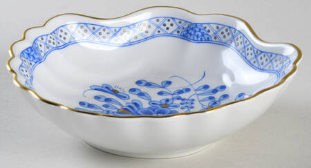 Blue Garden (Wb) 5" Shell Shaped Dish