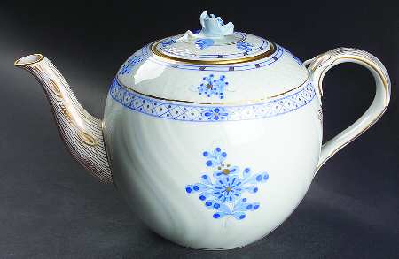 Blue Garden (Wb) Teapot & Lid