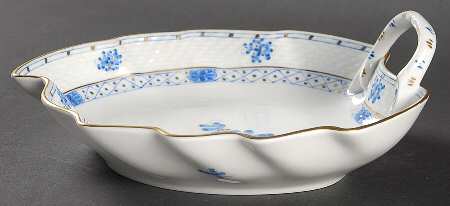 Blue Garden (Wb) 7" Leaf Dish