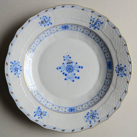 Blue Garden (Wb) Dessert Luncheon Plate