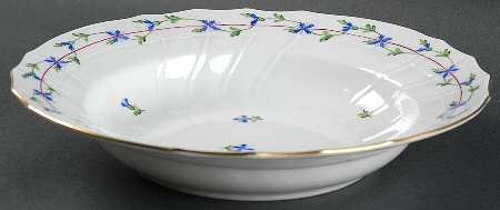 Blue Garland (PBG) Large Rim Soup Bowl