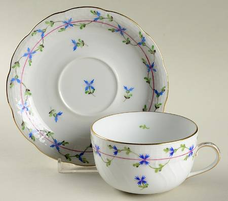 Blue Garland (PBG) Flat Cup & Saucer Set