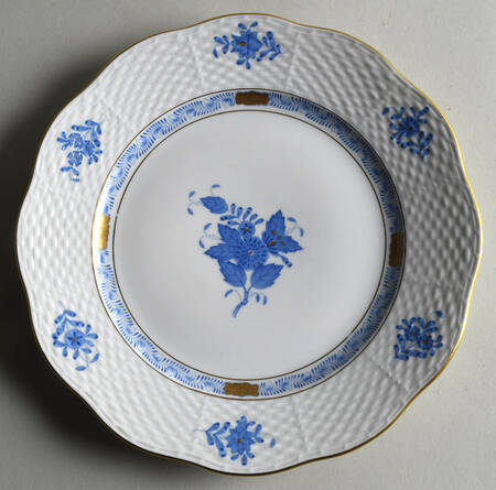 Chinese Bouquet Blue (AB) Salad Plate