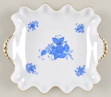Chinese Bouquet Blue (AB) 6" Square Dish
