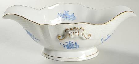 Chinese Bouquet Blue (AB) Open Sauce Boat