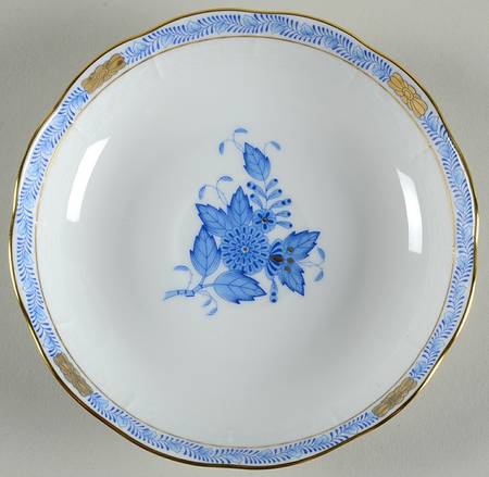 Chinese Bouquet Blue (AB) Saucer for Chocolate Cup