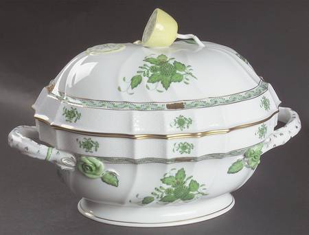Chinese Bouquet Green (AV) Tureen & Lid