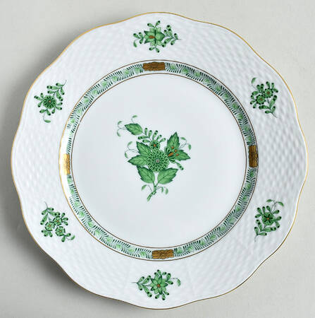 Chinese Bouquet Green (AV) Salad Plate