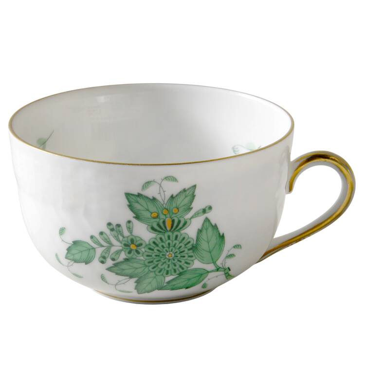Chinese Bouquet Green (AV) Flat Cup