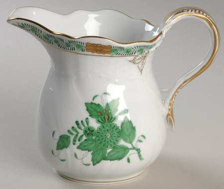 Chinese Bouquet Green (AV) Creamer
