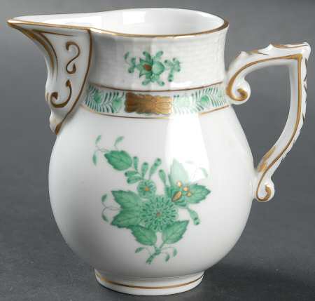 Chinese Bouquet Green (AV) Creamer