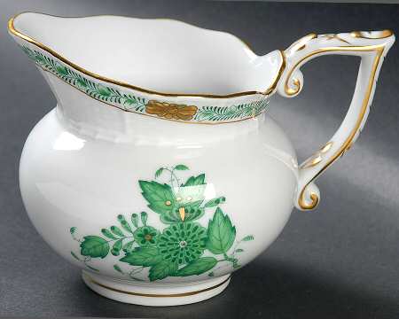 Chinese Bouquet Green (AV) Creamer