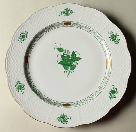 Chinese Bouquet Green (AV) Service Plate (Charger)
