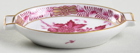 Chinese Bouquet Raspberry (AP) 3" Oval Ashtray